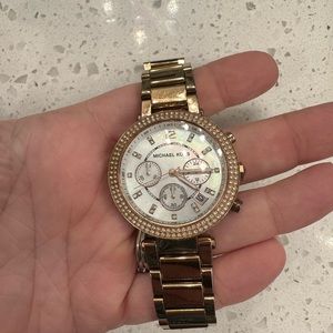 Michael Kors Rose Gold Watch, Mother of Pearl